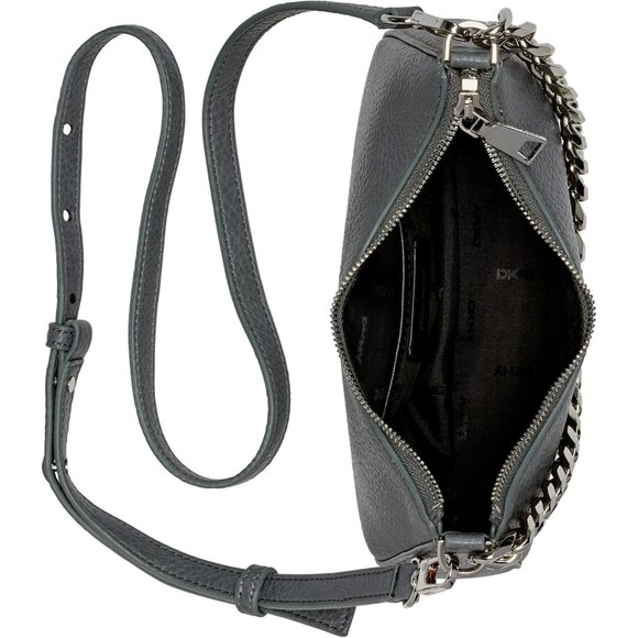 Women's Crossbody Bag Polyurethane 2x8.5x5 Inches Casual Day-to-Night Accessory - Picture 4 of 5